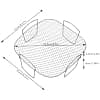 Air Fryer Grill Accessories, Stainless Steel Grill & Steaming Rack for 3.5-5.8QT, Dehydration Rack for Ninja Power Air Fryer (20.5x20.5x9cm) - Image 5