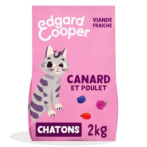 Edgard Cooper Sterilised Kitten Dry Food, Kitten, Duck & Chicken 2 kg, Grain Free, Fresh Meat, Natural Food, High Protein Kibble, No Added Sugars - Image 3