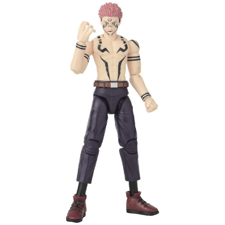 BANDAI - Anime Heroes - Jujutsu Kaisen - Ryomen Sukuna Uniform Version - Figure 17 cm - Officially Licensed Jujutsu Kaisen - Sukuna Action Figure - Children's Toy 4+ - 36988 - Image 5