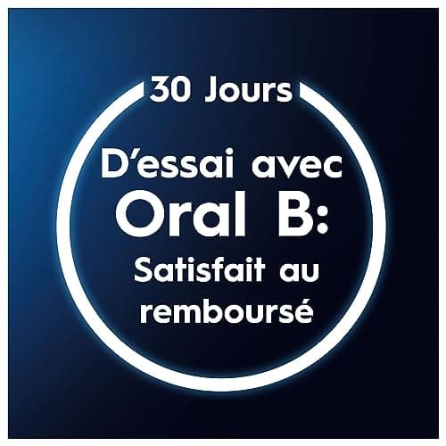 Oral-B Pro 3 3000, Brosse à dents électrique, 1 Brossette, Éliminer Jusqu’à 100% de Plaque Dentaire, Noir - Image 8