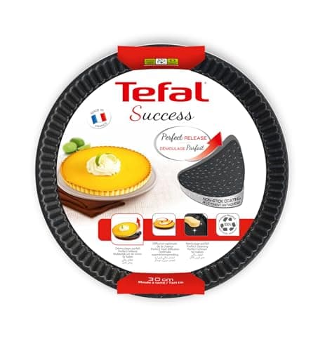 Tefal Success J1608402 Cake Tin 30 cm, Safe Non-Stick Coating, 100% Recycled Aluminium, Made in France, Chocolate - Image 7