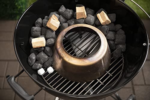 Weber Carbon Heat Regulator for Charcoal Barbecues from Ø 57 cm, Stainless Steel, Fast or Slow Cooking, with Diffuser Ring – Silver (7666) - Image 5