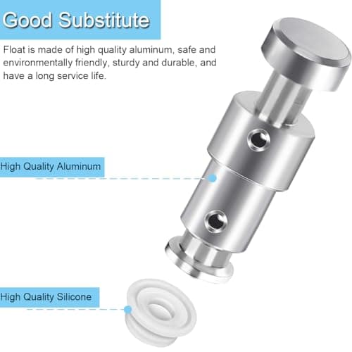 Instant Pot Duo 3, 5, 6 QT, Duo Plus 3, 6 Quart (QT) Replacement Parts including Steam Release Handle, Floating Valve with Silicone Caps, Anti-Lock Shield - Image 5
