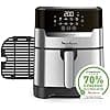 Moulinex Easy Fry & Grill Digital 2-in-1 Oil-Free Fryer + Grill, Capacity 4.2 L, Up to 6 People, 8 Automatic Programs, Temperature Adjustable, Digital Timer, Air Fryer EZ505D10 - Image 4