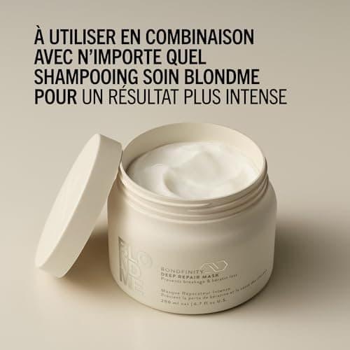 Schwarzkopf Professional BLONDME Bondfinity Deep Repair Mask Strengthening Hair Mask Creating Bonds Smoothing And Protecting Porous Hair Moisturizing And Softening 200ml - Image 6
