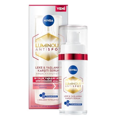 NIVEA Luminous 630 Sérum anti-taches et anti-âge (30 ml), sérum anti-rides pour le visage réduit les taches de vieillesse et les taches sombres, sérum raffermissant et hydratant pour réduire les rides - Image 2