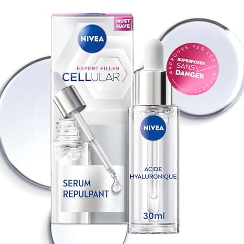 NIVEA CELLULAR Expert Filler Hyaluronic Acid Plumping Serum (1 x 30 ml), Anti-Wrinkle and Anti-Aging Face Serum, Moisturizing Face Care for Hydrated & Plumped Skin, All Skin Types - Image 2