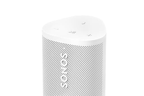 Sonos Roam 2 | Enceinte Nomade légère et étanche avec Bluetooth, Wi-FI, 10 Heures d'autonomie et contrôle Vocal pour la Maison et l'extérieur - Blanc - Image 3