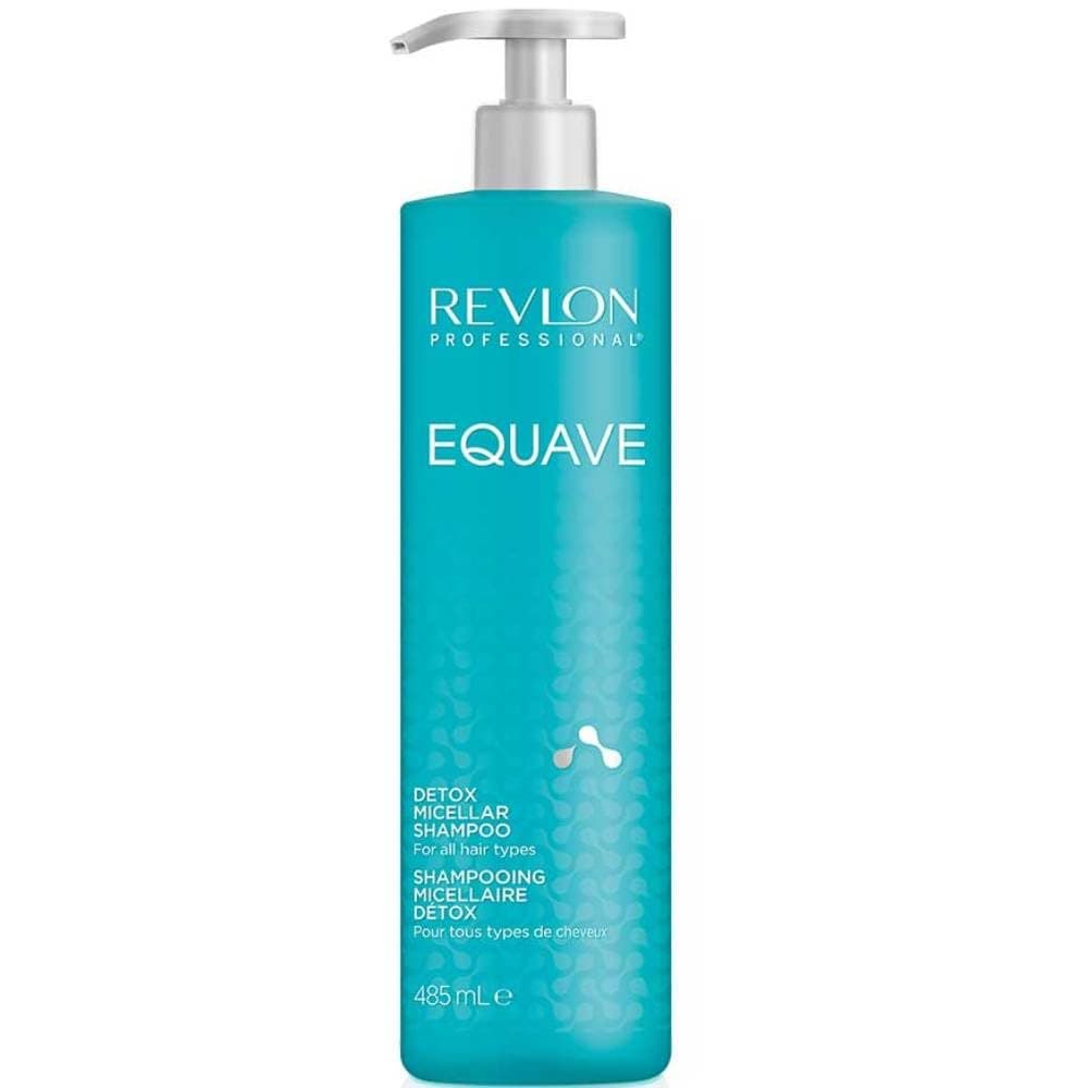 REVLON PROFESSIONAL Equave Shampooing Micellaire Détox pour Tous Types de Cheveux, 485ml