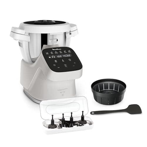 Moulinex Robot cooker, capacity 4.5 L, 15 modes, manual mode, integrated scale, silent, Moulinex application, unlimited recipes, Made in France, Companion Pro, HF850BF0 - Image 2