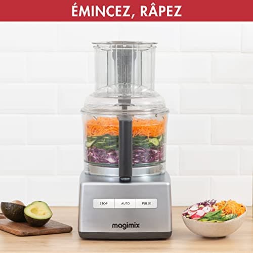 Magimix 3L CS 4200 XL Multifunction Food Processor - Chopper, Blender, Juicer, XL Bowl - Shiny Chrome - Image 4