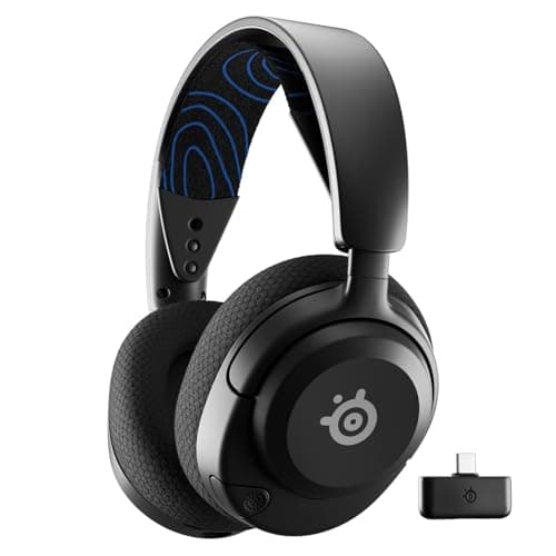 SteelSeries Arctis Nova 5P PS5 Wireless Gaming Headset - Neodymium Magnetic Speakers - 100+ Audio Profiles - 60h Battery - 2.4GHz or BT - ClearCast Gen 2.X Mic - For PS4/5, PC, Switch, Mobile - Image 2