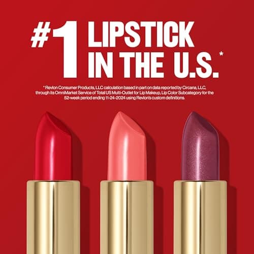 REVLON Rouge à lèvres Super Lustrous, Formule crémeuse pour des lèvres douces et pulpeuses, Sensation d'hydratation, 535 Rum Raisin, 4,2g - Image 6