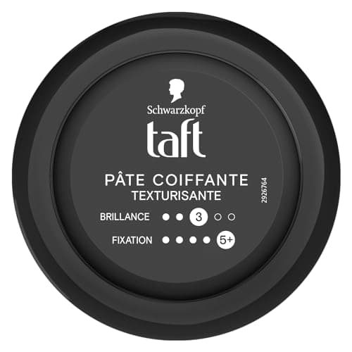 Taft - Schwarzkopf - Styling paste - Texturizing carbon paste - Shine - Very strong hold - Gentle on hair - Long lasting hold - No sticky effect - Formula Provitamin B5-100 ml - Image 4