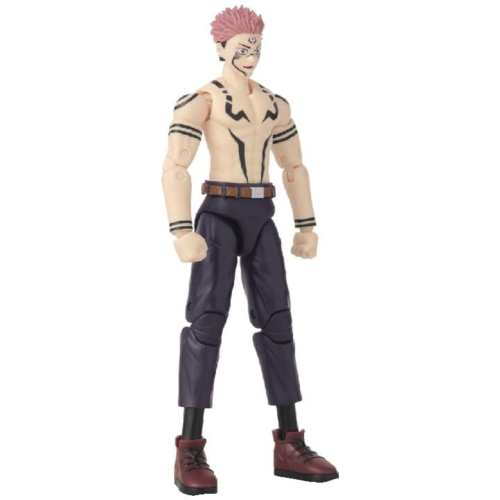 BANDAI - Anime Heroes - Jujutsu Kaisen - Ryomen Sukuna Uniform Version - Figure 17 cm - Officially Licensed Jujutsu Kaisen - Sukuna Action Figure - Children's Toy 4+ - 36988 - Image 4
