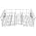 Top Basket (52 x 51 x 16 cm) for Bosch Siemens Neff Viva Dishwasher 00774191 - Image 2