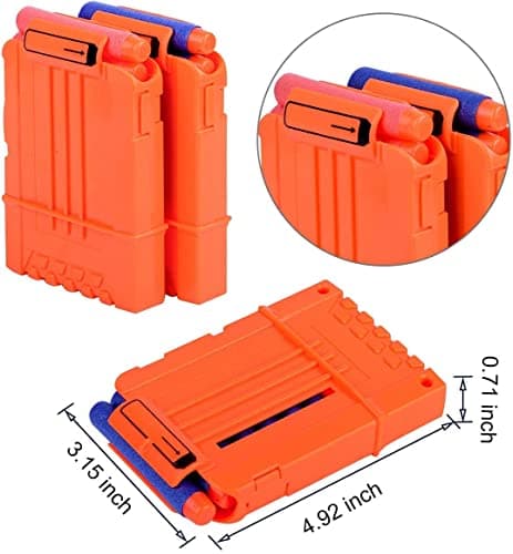 EXTSUD 90pcs Kids Tactical Vest for Nerf N-Strike Elite Series with 80 Darts+2 Dart Chargers+2 Tactical Vest+2 Tactical Face Mask+2 Wrist Band+2 Goggles Protection - Image 5