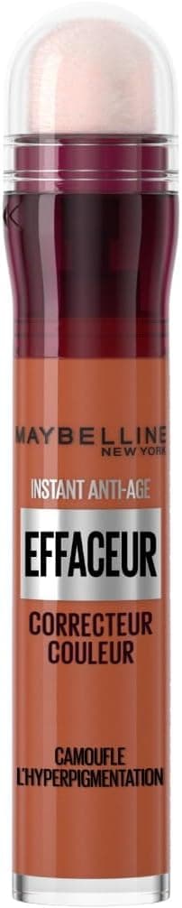 Maybelline New York- Instant Effaceur - Correcteur de Couleur - Corrige les Rougeurs, Cernes, Taches et Imperfections - Tenue Longue Durée 12H - Teinte : Orange - 6,8 ml - Image 1