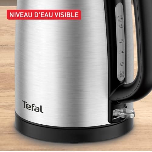 Tefal, Kettle in stainless steel 1.7L, 2200W for fast boiling, automatic shut-off, visible water level window, KI1R0DE0 - Image 8