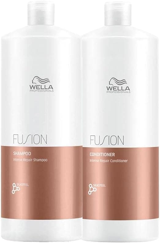 Wella Fusion Shampoo 1000ml + Conditioner 1000ml