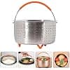 Panier vapeur en acier inoxydable 2-4 L, accessoires for autocuiseur Instant Pot, avec poignée recouverte de silicone for l'évacuation la(4L) - Image 6