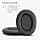 kwmobile 2 x Ear Pads Compatible with Kingston HyperX Cloud II 2 / Cloud III 3 / III S / 3S - Foam Ear Pads for Headphones - Black - Image 4