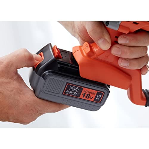 BLACK+DECKER BCD900M1K-QW 18V SDS-Plus Cordless Drill Hammer 4.0Ah Battery, 2A Charger, Case, Adjustable Handle, LED Lighting, - Image 7