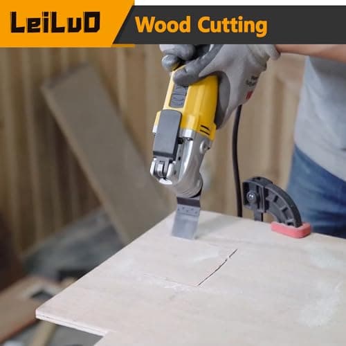 LEILUO 34 Pcs Oscillating Tool Accessories for Wood Nails Universal Fasteners with Storage Bag Compatible with DeWalt Makita Dremel and More - Image 7