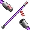 Tube Extension pour Dyson V12 Detect Slim / V10 Digital Slim Aspirateur，Accessoire de Tube Rallonge avec Dégagement Rapide 74cm，Rechange pour Tuyau D'aspiration (Violet） - Image 2