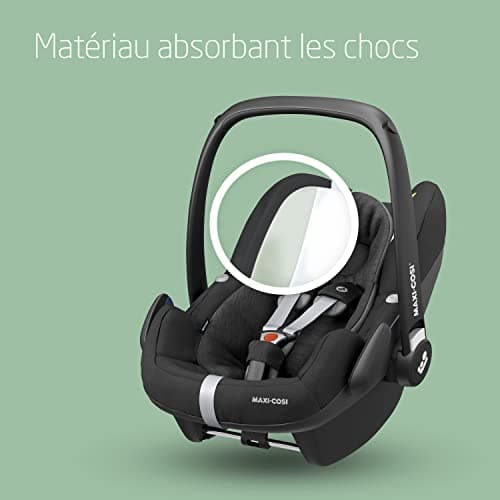 Maxi-Cosi Pebble Pro i-Size, Baby Car Seat, Newborn Baby Car Seat, Newborn to Approximately 12 Months, 45 to 75 cm, Essential Black - Image 7