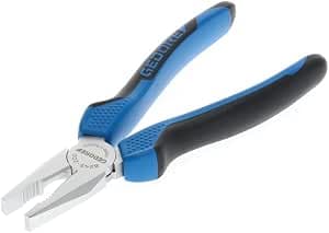 GEDORE Universal Pliers for Cutting/Holding/Twisting, Long Edge, 2-Component Handle, European Model, 200 mm Length, 8245-200 JC