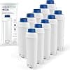 Aquafloow DLSC002 Water Filter Compatible with DeLonghi Magnifica S, Eletta Explorer, Dinamica, PrimaDonna and ECAM Series Replacement Filter Cartridge (10x) - Image 2