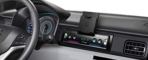 Pioneer SPH-20DAB Car Radio with Built-In Smartphone Holder, 1 DIN Format, FM/DAB+ Radios, USB, Bluetooth, Multi-Colour, "Pioneer Smart Sync" App - Image 4