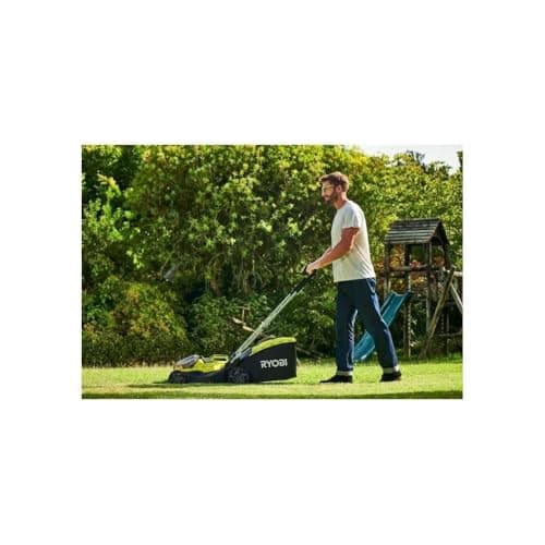 Tondeuse Hybride RYOBI 18V One+ Coupe 37cm - 2 Batteries 5.0 Ah - 1 Chargeur Rapide RY18LMH37A-250 - Image 8