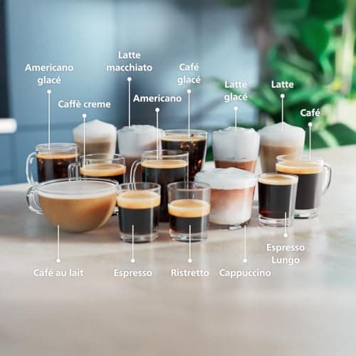 Choisissez l'une des 20 délicieuses recettes de café sur LatteGo 5500. Des cafés latte lactés aux cafés glacés rafraîchissants, chaque boisson est préparée à la température idéale, avec un arôme - Image 3
