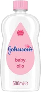 Johnson's Baby Baby Oil (500 mL) - Clinically proven softness and dye-free formula - Gentle daily care to preserve skin hydration
