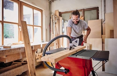 Einhell Table saw TC-TS 2025/2 U (2000 W, height/tilt adjustment device for saw blade, parallel stop, angle stop +/- 60°, side extensions) - Image 3