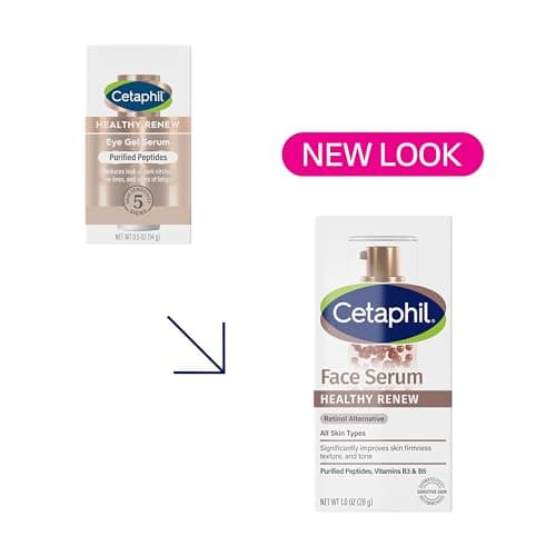 Cetaphil Healthy Renew Sérum anti-âge pour le visage, 28,3 g, sérum alternatif au rétinol pour le visage avec niacinamide et peptides, soin de la peau pour peaux sensibles avec complexe de vitamine B - Image 4