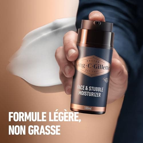 Gillette King C Men's Moisturizing Cream For Face And Short Beard, Softens Skin, Infused With Signature Fragrance With Notes Of Bergamot, Vitamin B Complex, 100ml - Image 6