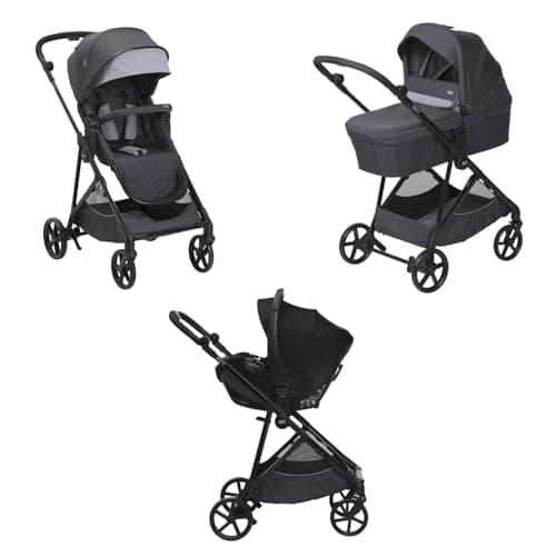 Chicco Trio Seety, Trio 3-in-1 with Stroller, Carrycot and Baby Car Seat 40-80 cm, Includes Seety Pushchair with Ultralight Frame, Modular System Lightweight and Compact, 0 Months - 4 Years - Image 2