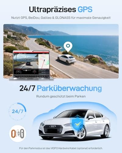 VIOFO A229 Ultra 2CH Dual 4K Dash Cam Front Rear Dual Starvis Sensor 2 IMX678 Sensors & Dual 4K HDR Car Camera, 5GHz WiFi & GPS Mobile Monitoring, Voice Control, Vision - Image 8