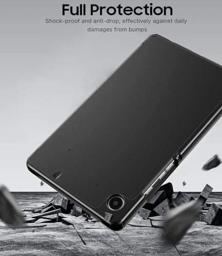 TiMOVO Case Compatible with Samsung Galaxy Tab A11/A9 8.7 Inch (2025/2023), Slim Lightweight Protective Case with Hard PC Back, Black - Image 6