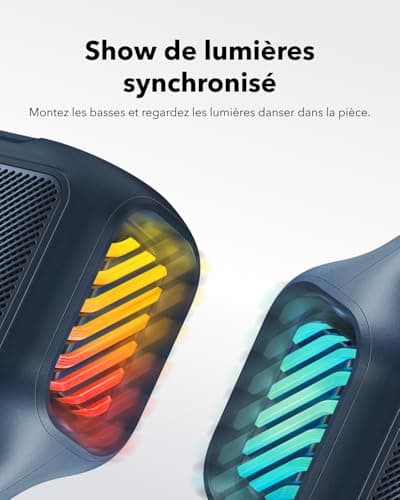 Soundcore Enceinte Bluetooth puissante Boom 2, Son de 80 W avec Caisson de Basse et BassUp 2.0, 24h, IPX7, USB-C, Bluetooth 5.3, Enceinte Portable, Le Camping, la Plage et Le Jardin - Image 6