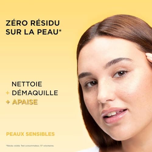 GARNIER Skin Active - Biphase Micellaire - Tout-en-1 - Nettoie, Démaquille & Apaise - Visage, Yeux, Lèvres - Enrichie En Micelles & Huiles - Vegan & Cruelty Free - Tous Types de Peaux - 400 ml - Image 4