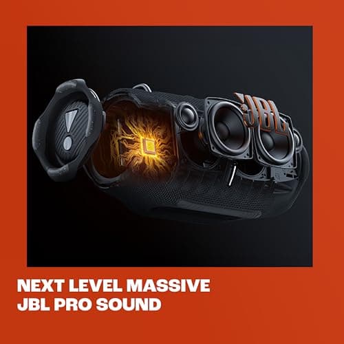 JBL Xtreme 4, Enceinte Portable Bluetooth avec Son JBL Pro, jusqu'à 24h d'autonomie, Recharge Rapide, Étanche Indice IP67, bandoulière Incluse sans Adaptateur PD, au Motif camouflé - Image 3