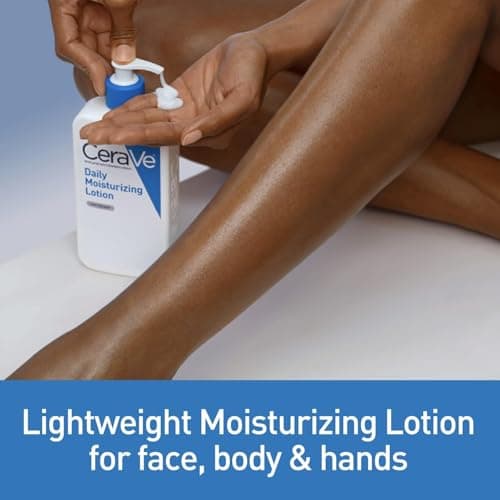 CeraVe Moisturizing Lotion - With Hyaluronic Acid & 3 Essential Ceramides, Light Daily Hydration for Face & Body, Suitable for Dry & Sensitive Skin (2 Pack) 16 oz x 2 - Image 6