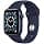 Apple Watch Series 6 (GPS, 40mm) Blue Aluminum Case with Navy Sport Strap (Refurbished) - Image 2