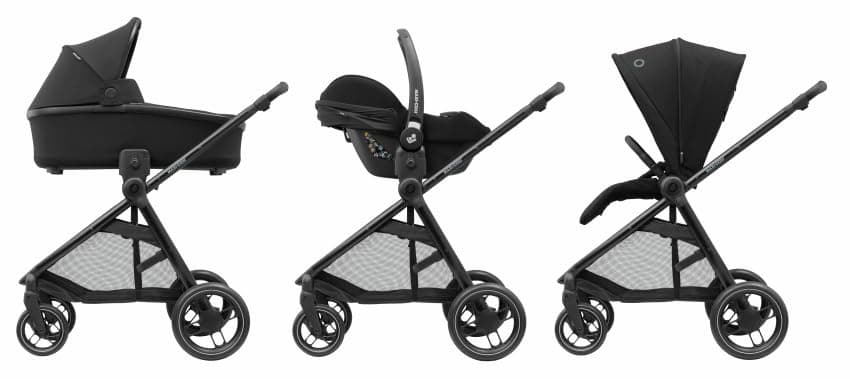 Maxi-Cosi Street Plus Stroller, 0-4 Years, 0-22 kg, One-Handed Foldable, Fits All Maxi-Cosi Baby Car Seats, 3 Recline Positions, Spacious XXL Basket, Essential Black - Image 6