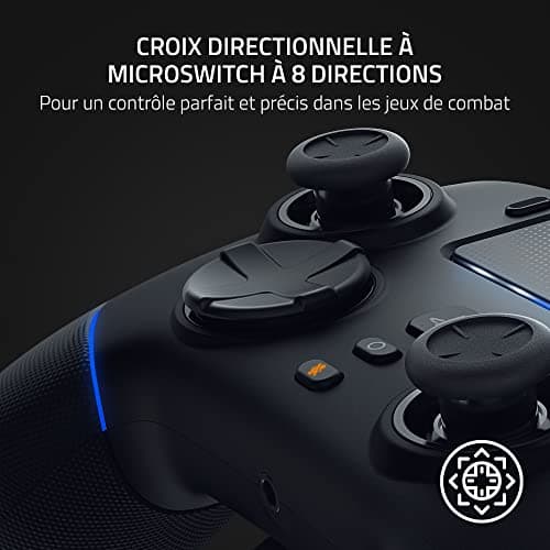 Razer Wolverine V2 Pro Wireless Gamepad for PS5 and PC Consoles (HyperSpeed Wireless, Mecha-Tactile Action Buttons, 8-Way Microswitch D-Pad, HyperTrigger) Black - Image 6