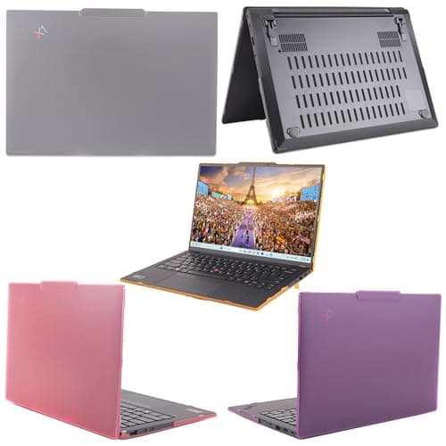 mCover Hard Case ONLY compatible with Lenovo ThinkPad X1 Carbon Gen 12/13 Windows 2024-2025 14 inch (with 180 degree hinge, NOT fit other Lenovo models) - Black - Image 6